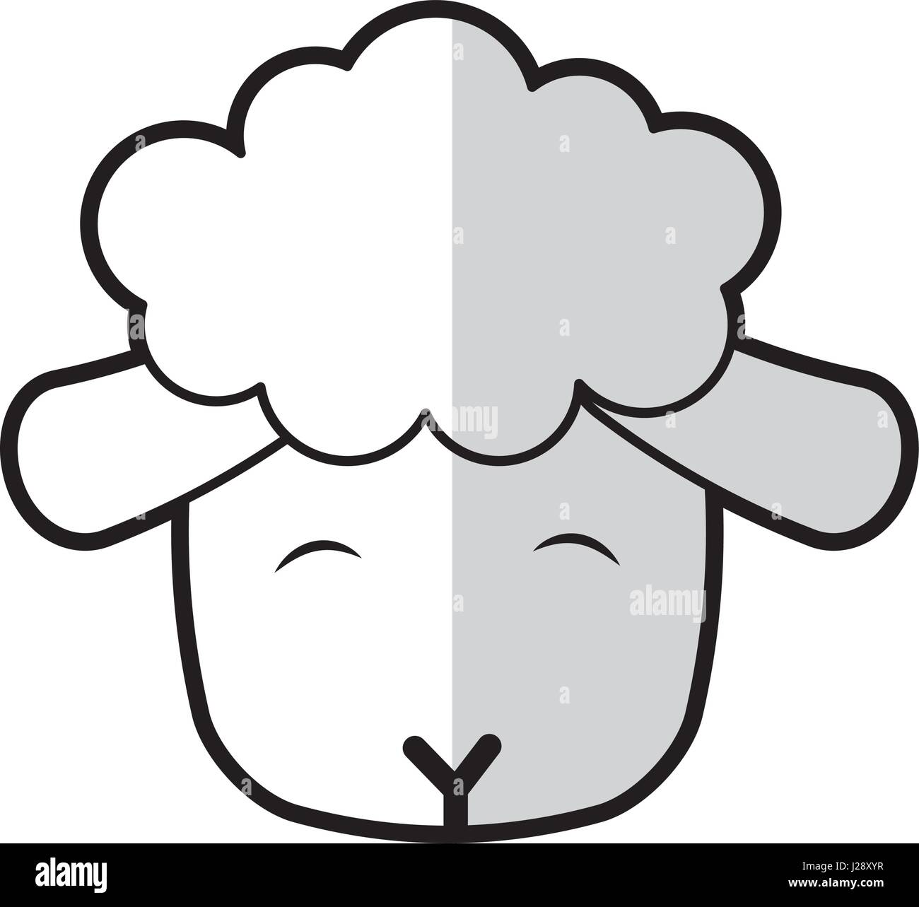 cute sheep manger character Stock Vector Image & Art - Alamy
