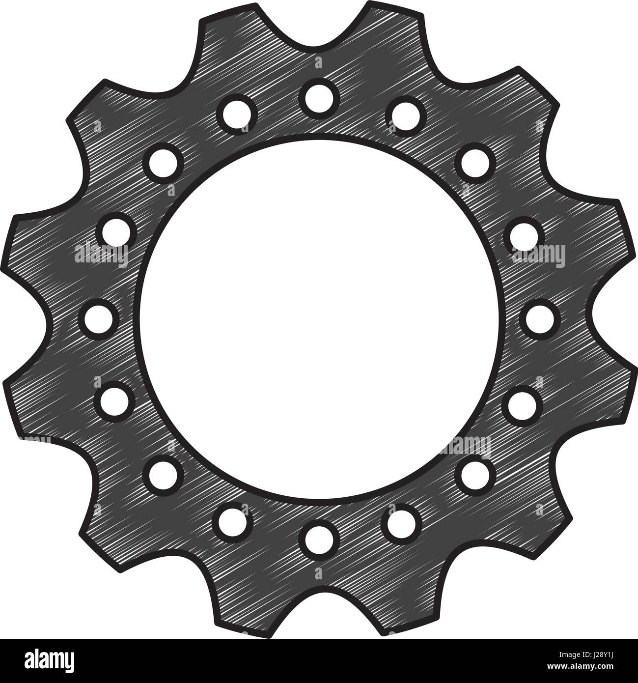 gear machine isolated icon Stock Vector Image & Art - Alamy