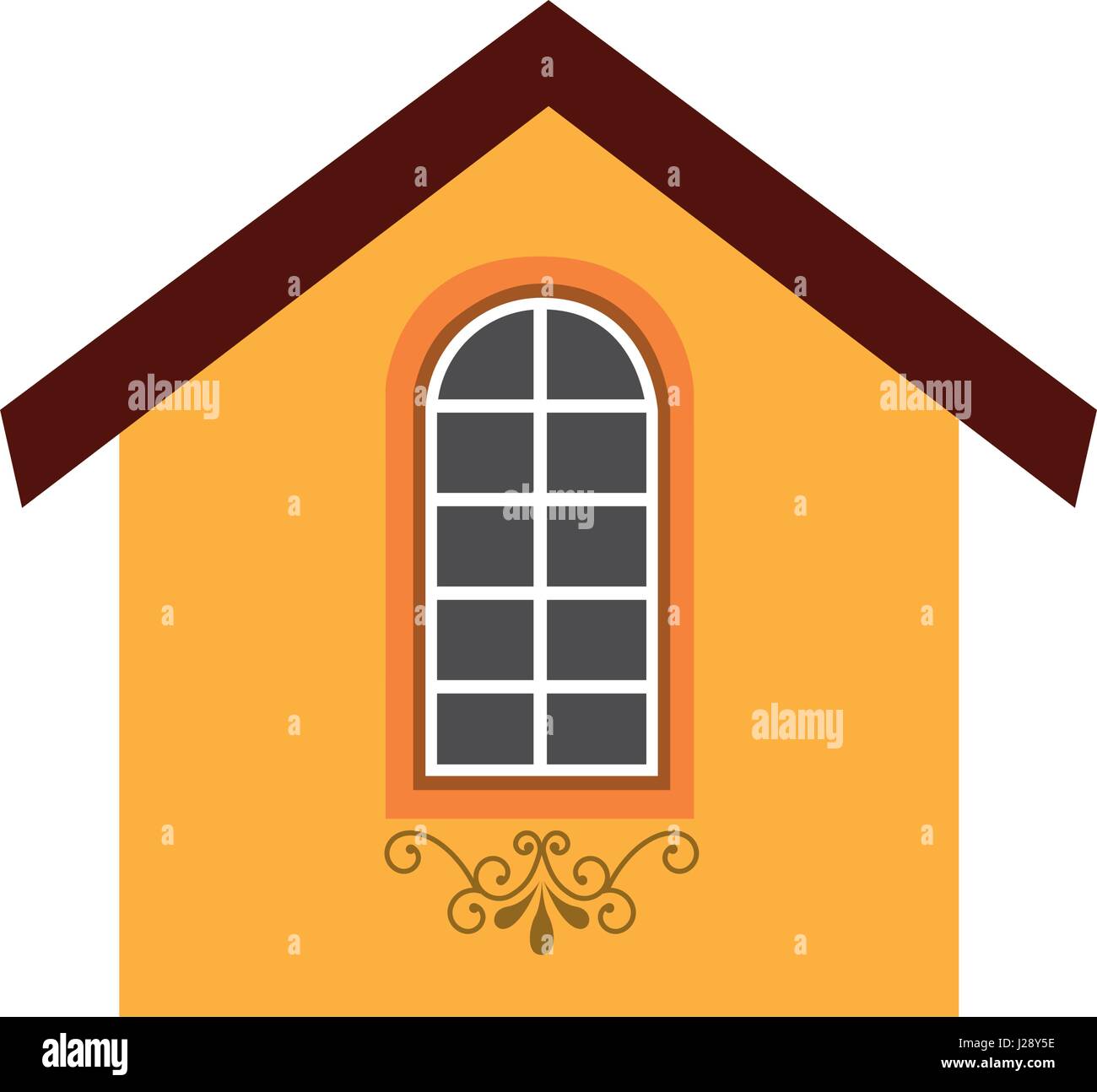 cute house exterior icon Stock Vector Image & Art - Alamy