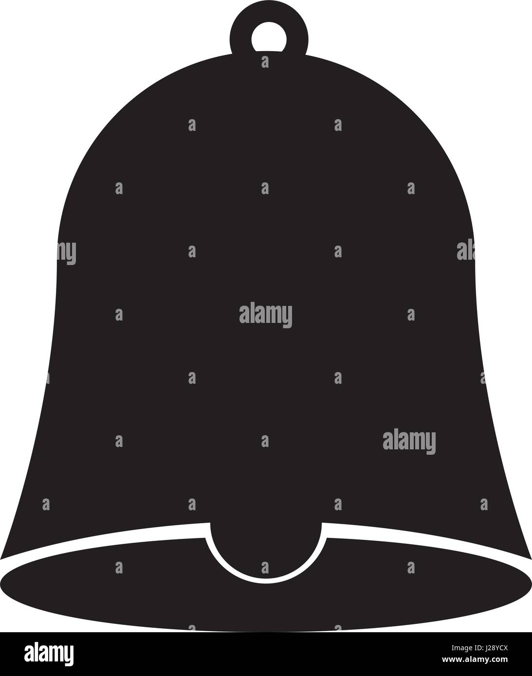 school bell isolated icon Stock Vector Image & Art - Alamy