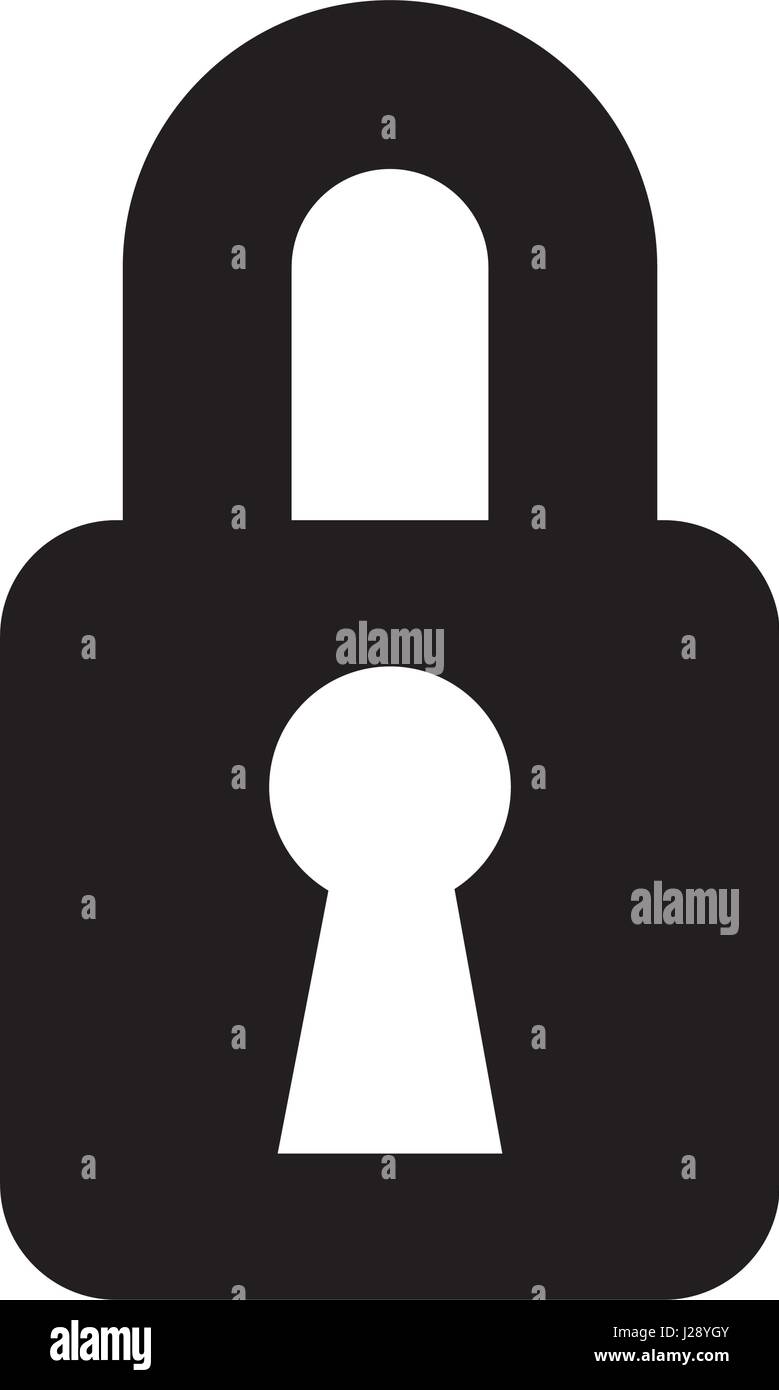 safe padlock isolated icon Stock Vector Image & Art - Alamy