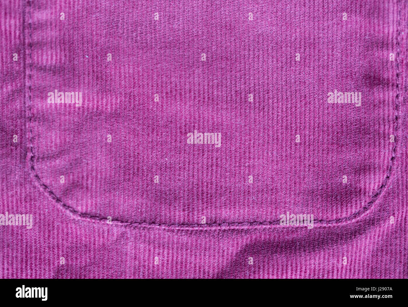 close up of fabric or clothing item with pocket Stock Photo