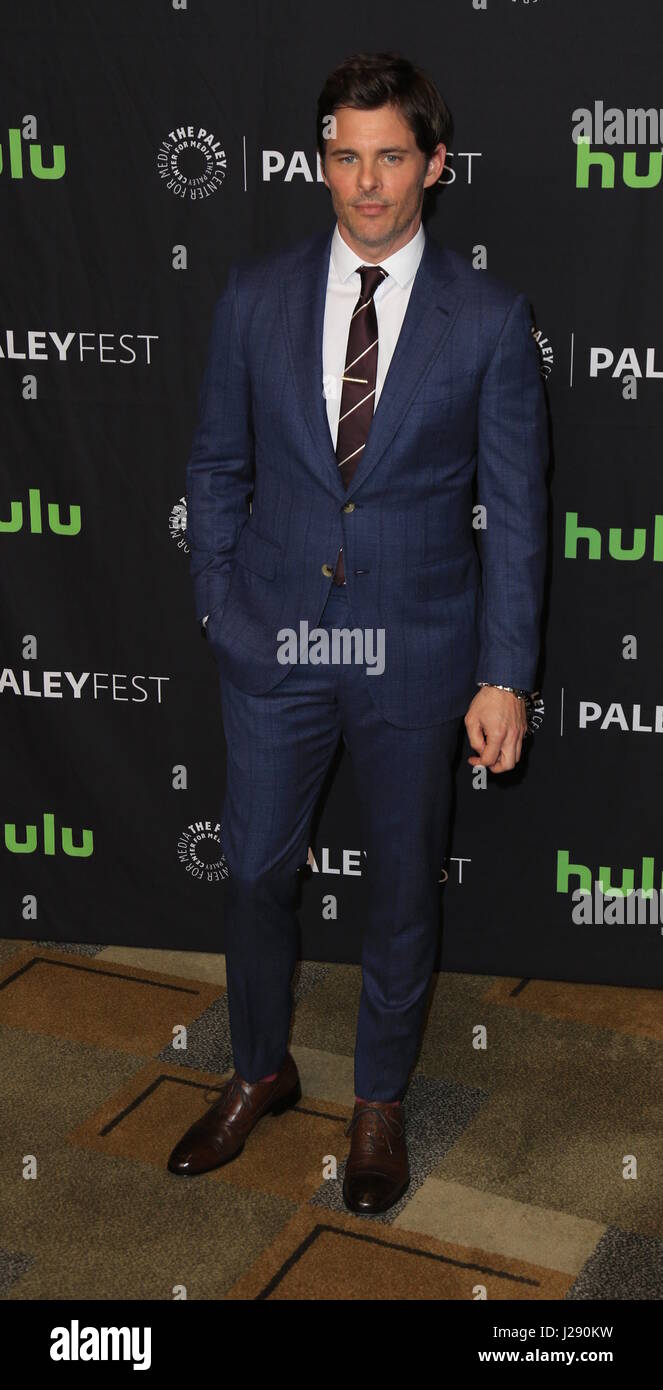 Media's 34th Annual PaleyFest Los Angeles: 'Westworld' at The Paley Center - Arrivals Featuring: James Marsden Where: Hollywood, California, United States When: 26 Mar 2017 Stock Photo