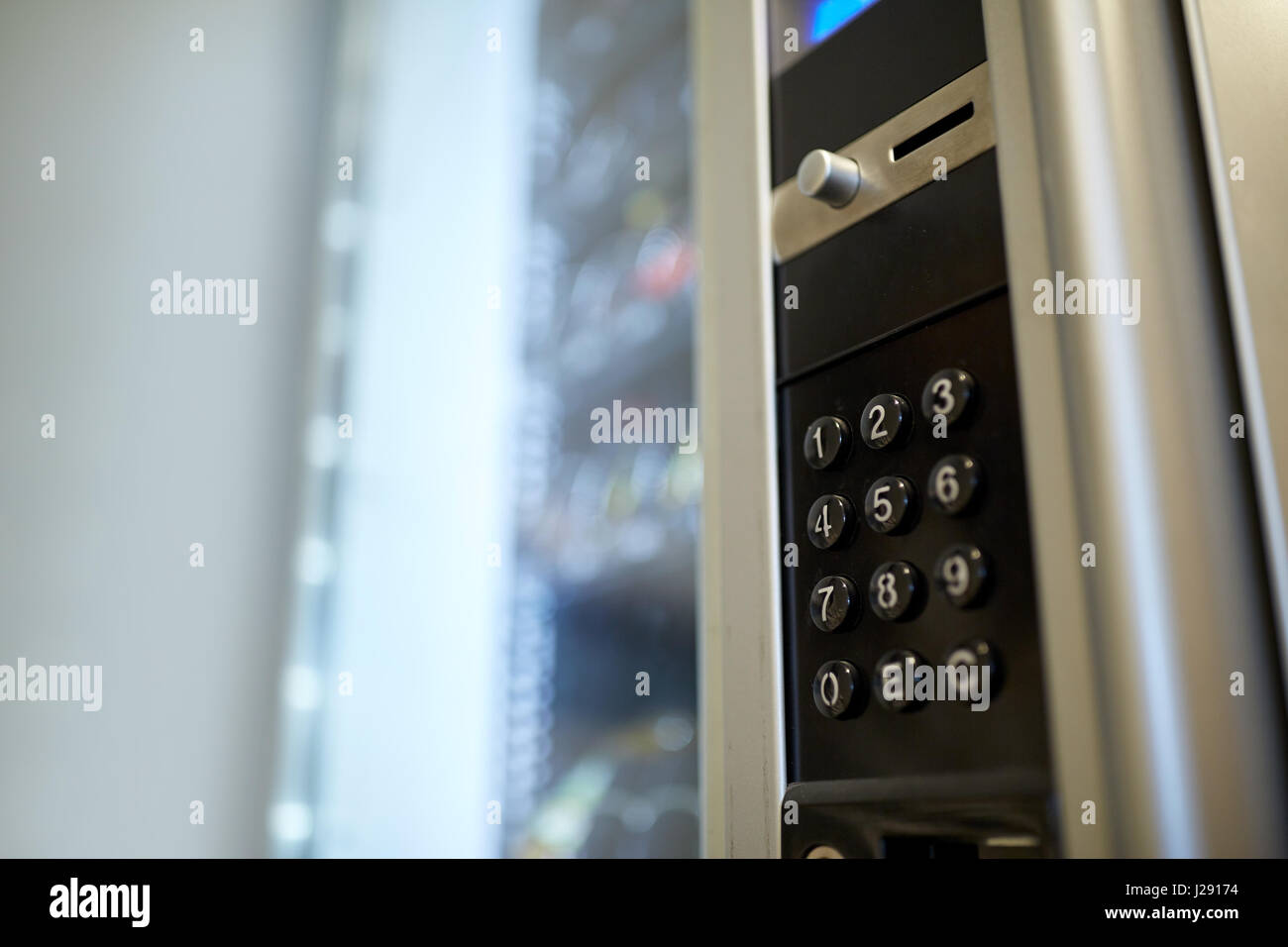 vending machine operation panel keyboard Stock Photo Alamy