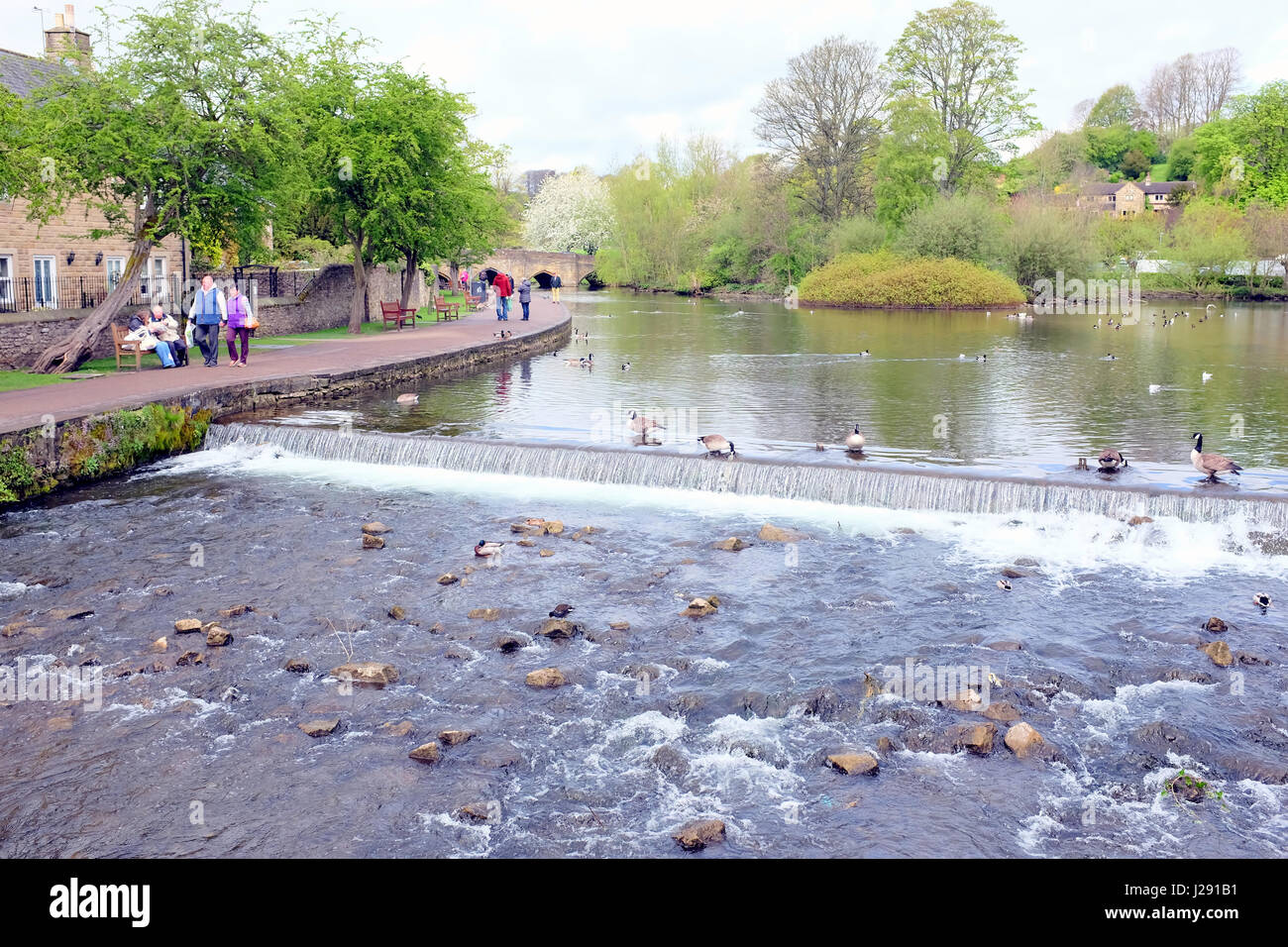 Love locks wye bridge bakewell hires stock photography and images Alamy