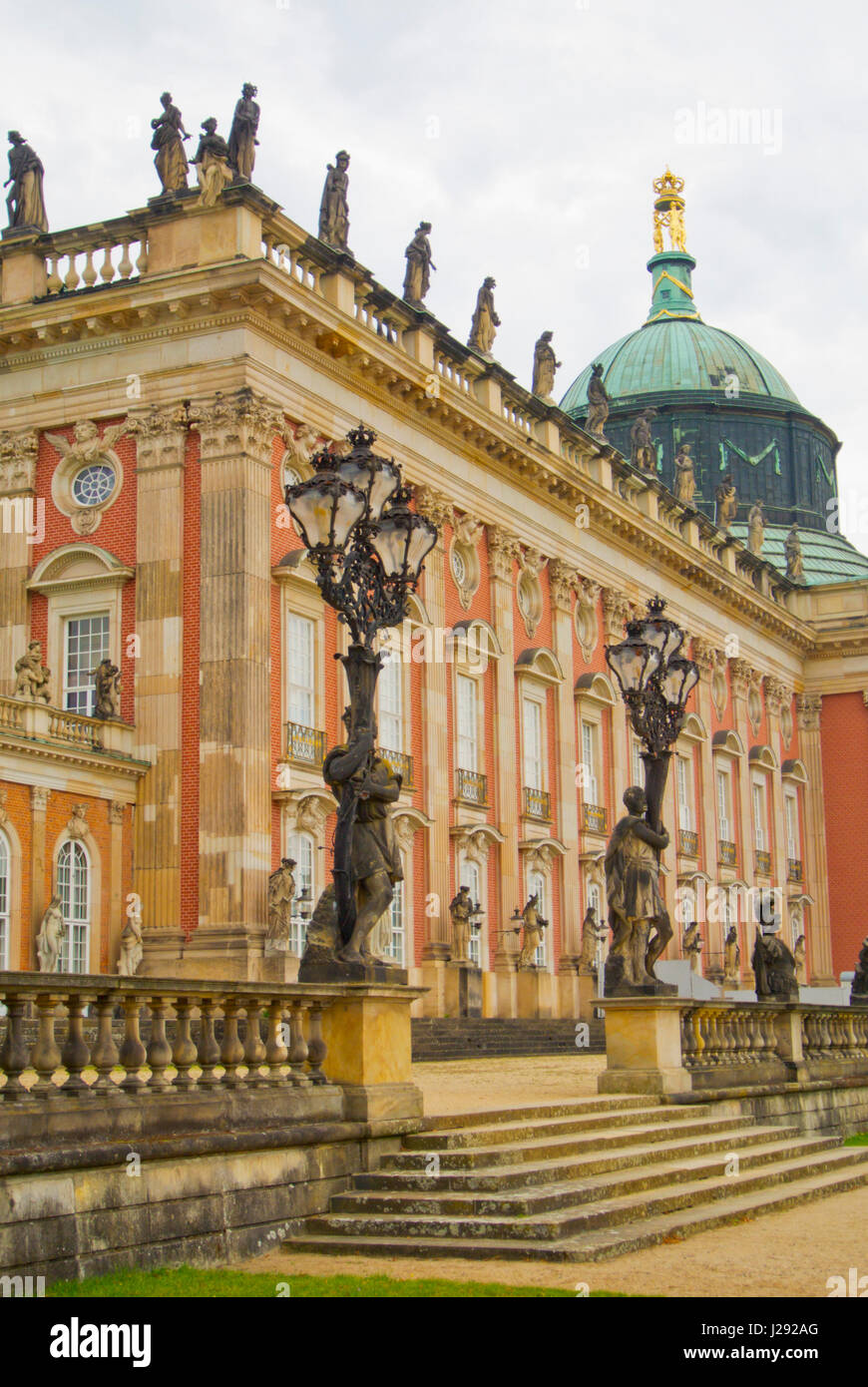 Neues Palais, new Palace, Park Sanssouci, Potsdam, near Berlin, Germany Stock Photo