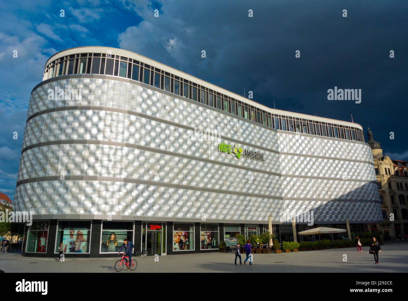 Höfe am Brühl shopping centre, Richard-Wagner-Platz, Leipzig, Saxony, Germany Stock Photo