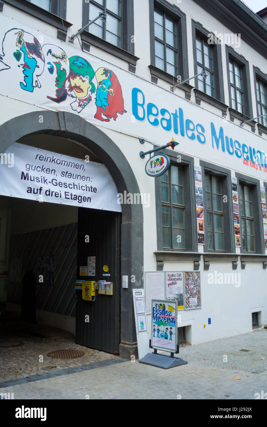 Beatles Museum, Halle, Saxony-Anhalt, Germany Stock Photo