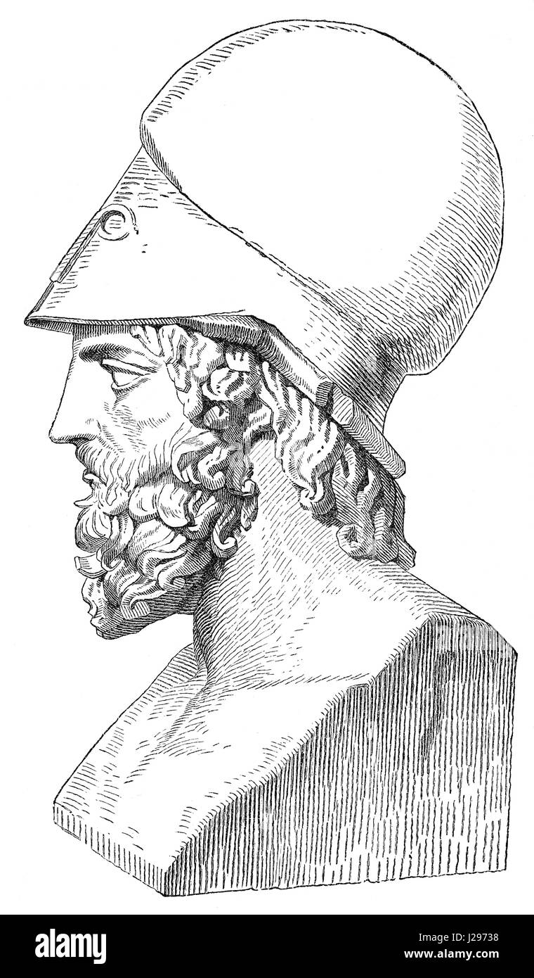 Themistocles or Themistokles, c. 524 - 459 BC, an Athenian politician and general Stock Photo