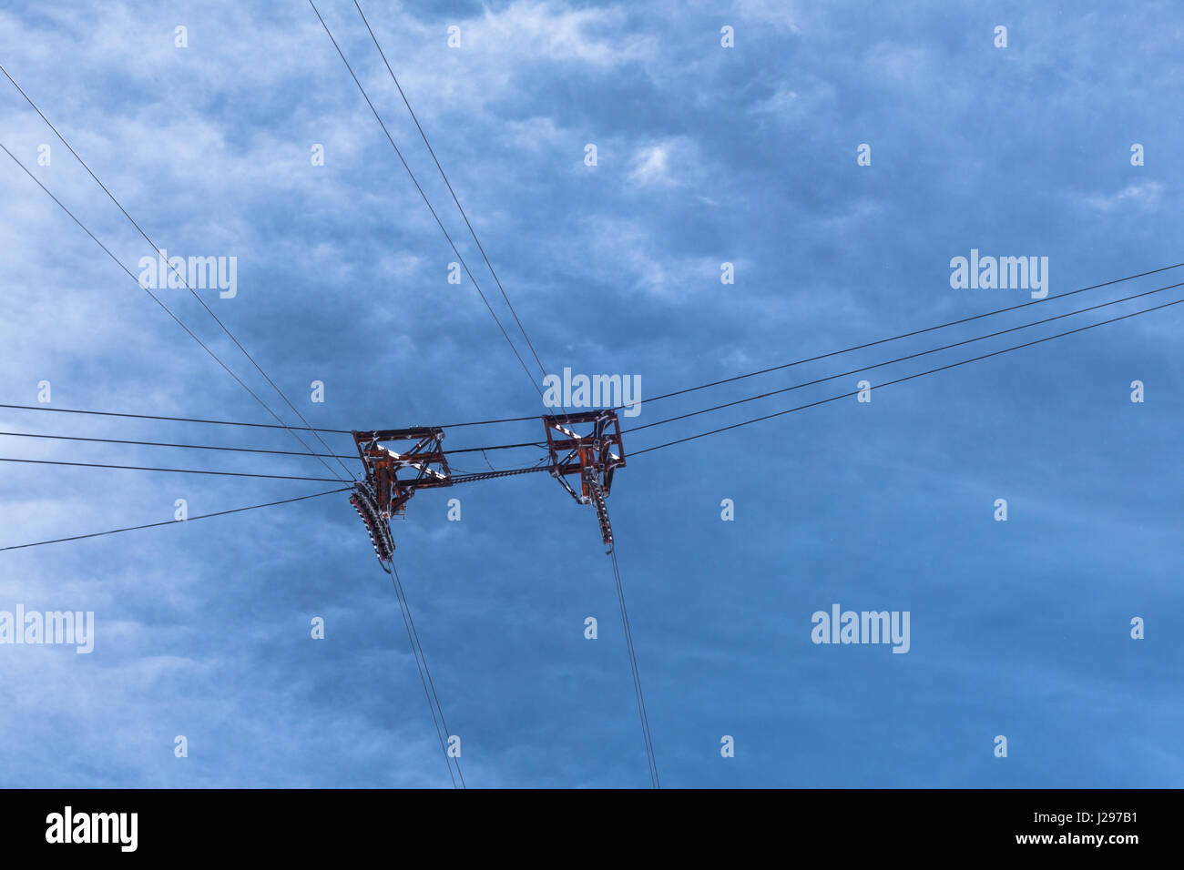 Wires and pulleys hi-res stock photography and images - Alamy