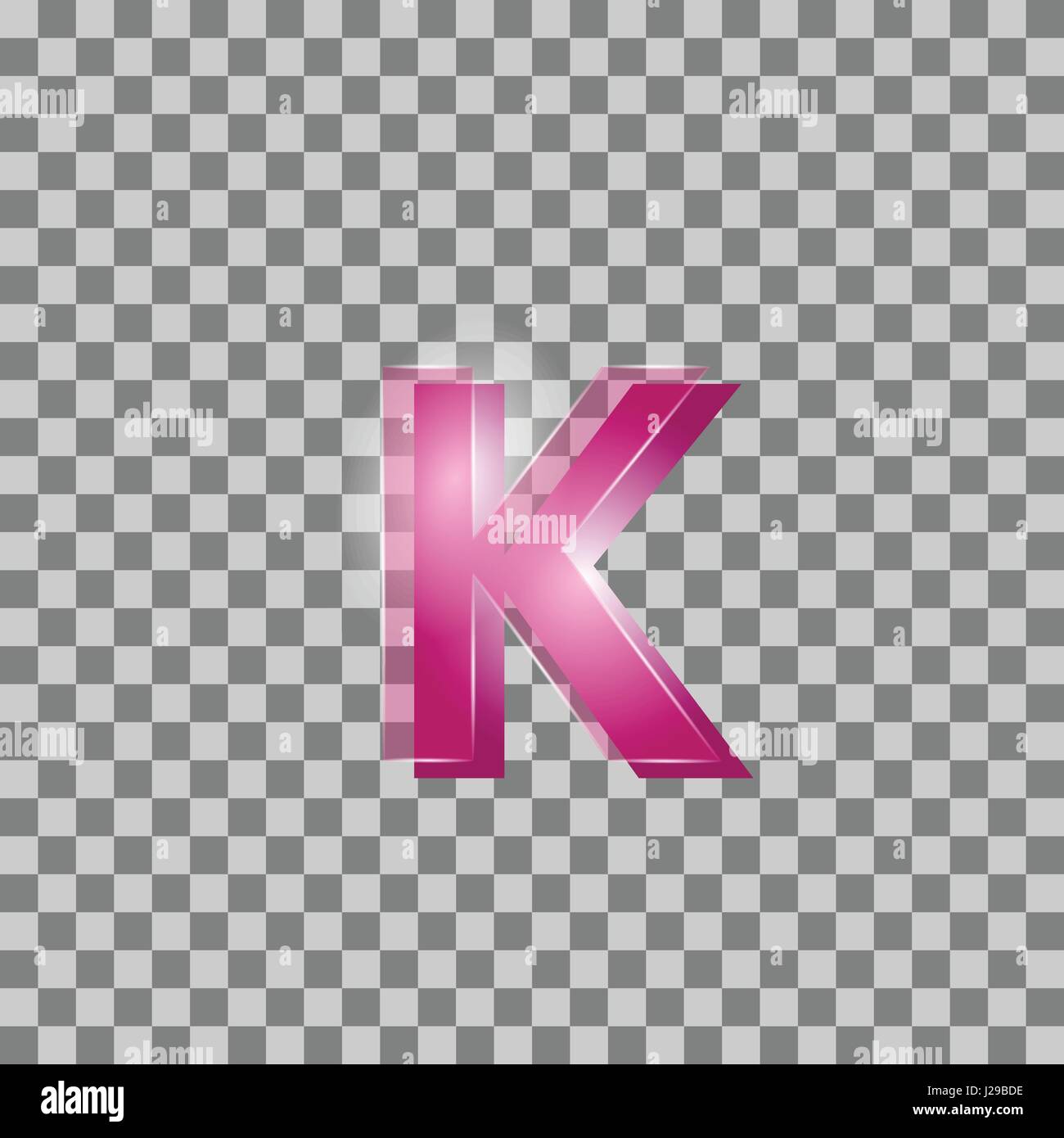 Vector. Letters are pink in color but isolated background. Can be used