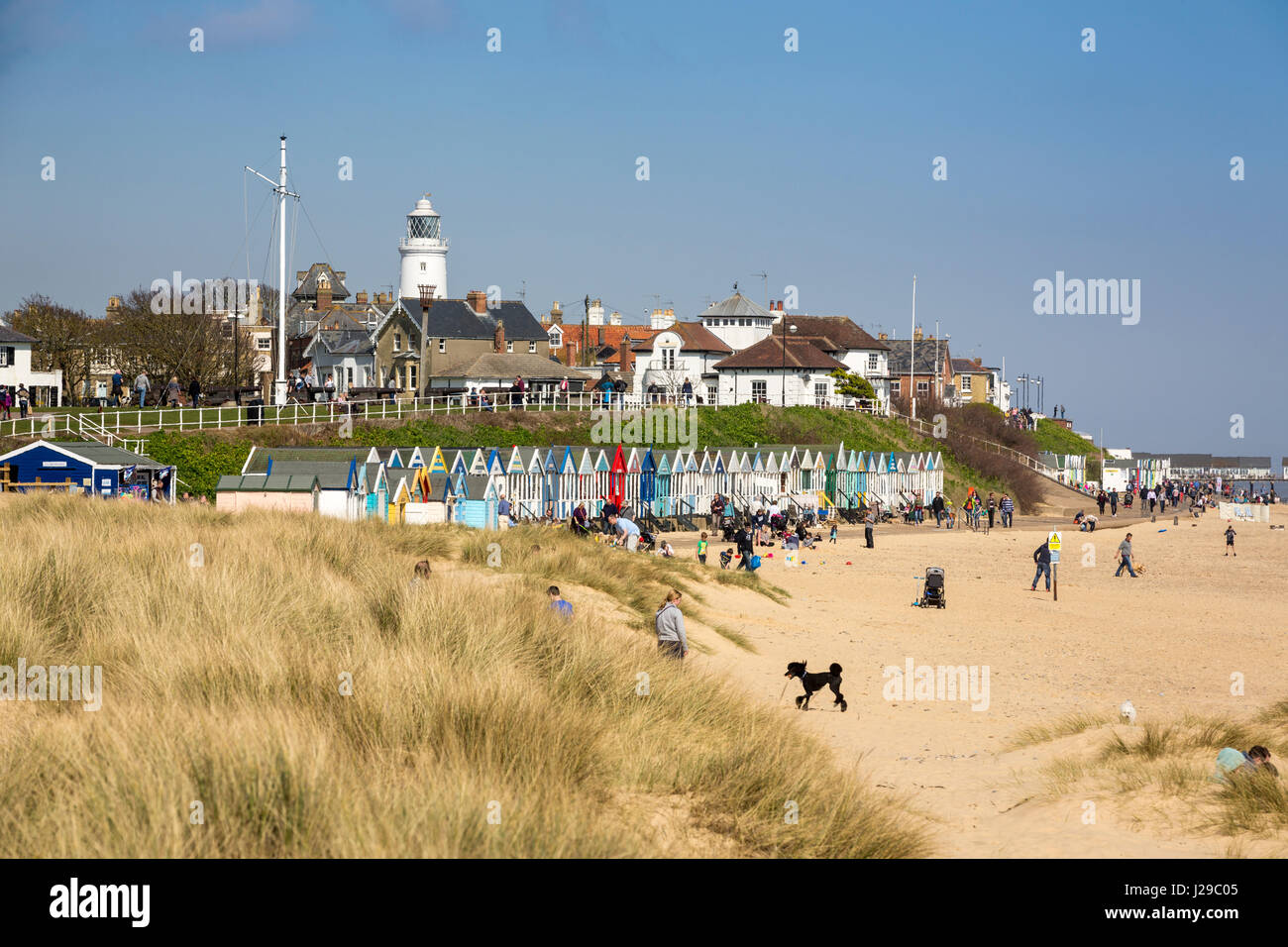 Southwold, Suffolk . Looking north. Stock Photo