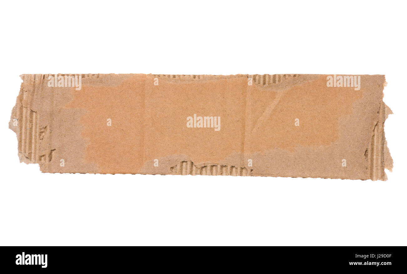 Piece of corrugated cardboard Stock Photo - Alamy