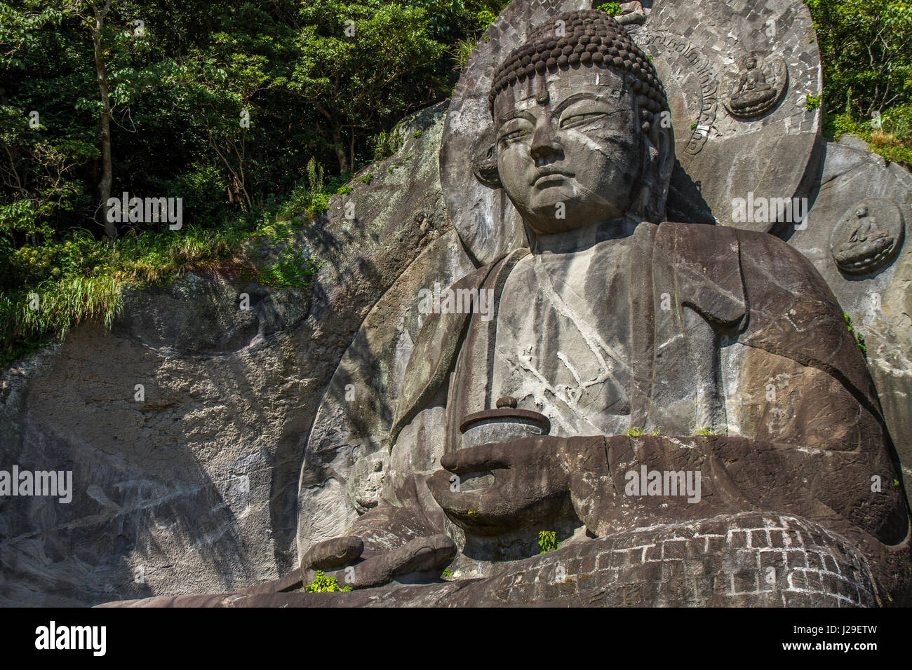 Big Buddha (daibutsu) sculpture located in Nihonji Buddhist temple