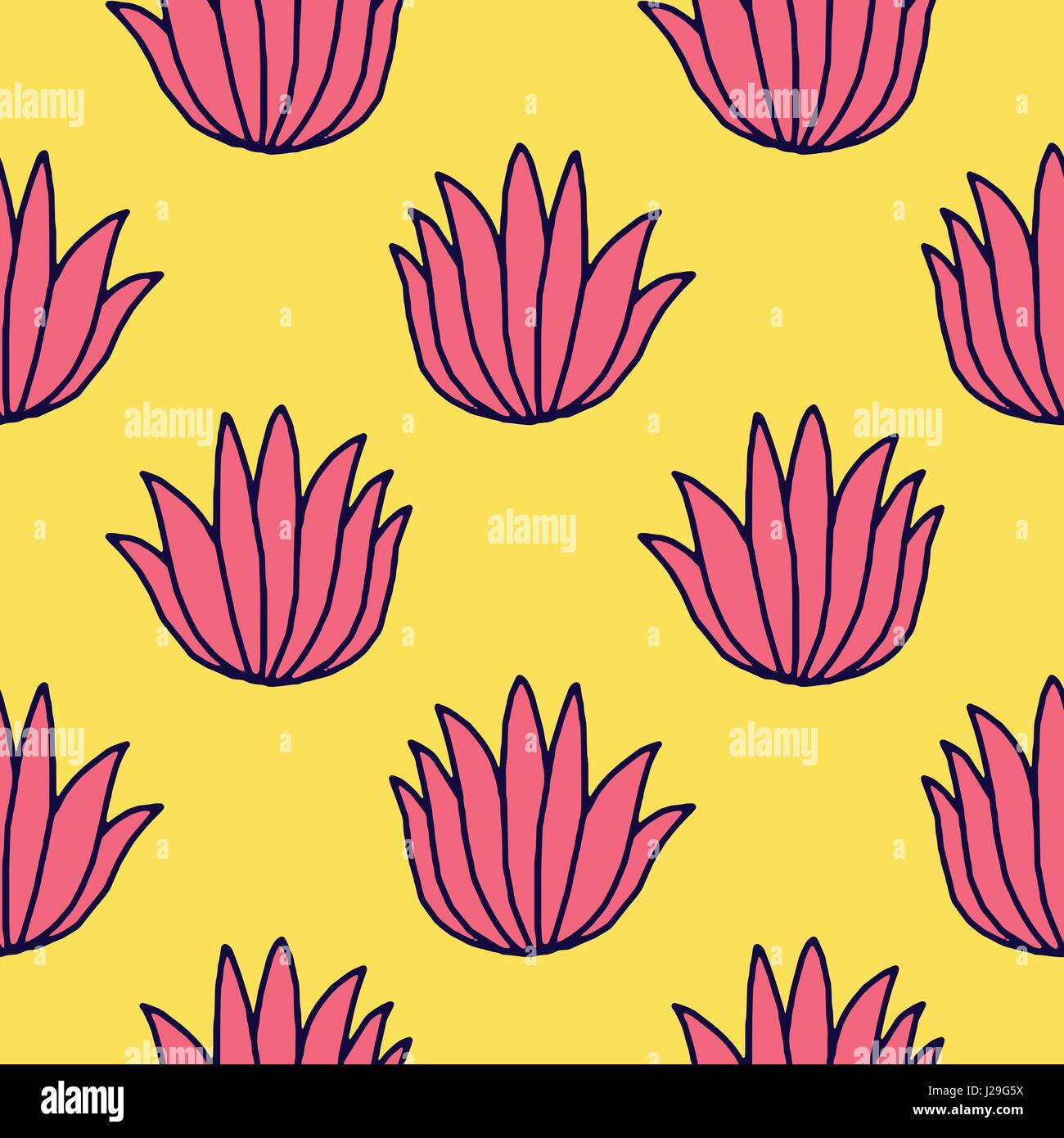 Seamless Tropical Jungle Palm Leaves Pattern Stock Vector Image & Art ...