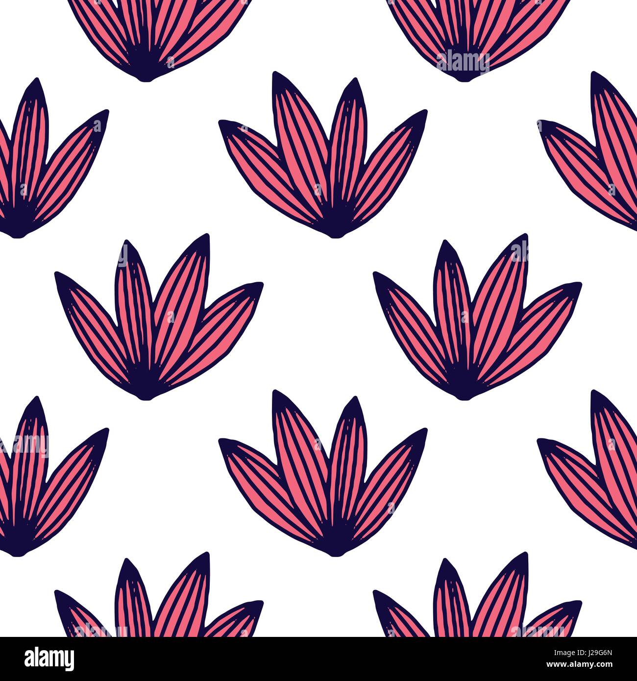 Seamless Tropical Jungle Palm Leaves Pattern Stock Vector Image & Art ...