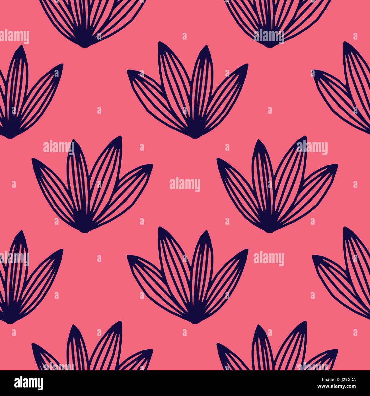 Seamless Tropical Jungle Palm Leaves Pattern Stock Vector Image & Art ...