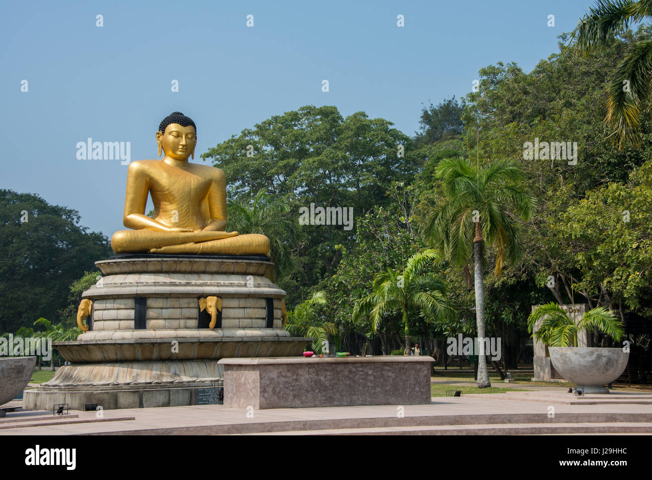 Sri Lanka, Colombo, Viharamahadevi Park (formerly Victoria Park) is a ...