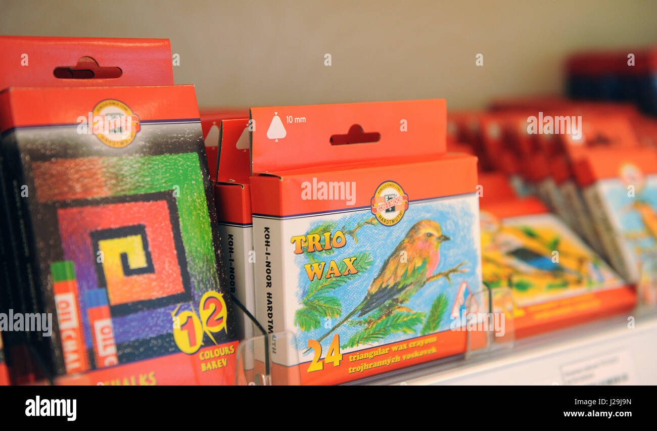 Koh-i-noor Hardtmuth store Stock Photo - Alamy