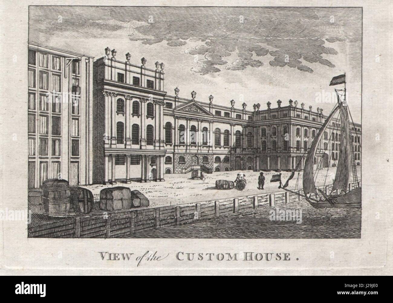 Custom house london 18th century hires stock photography and images