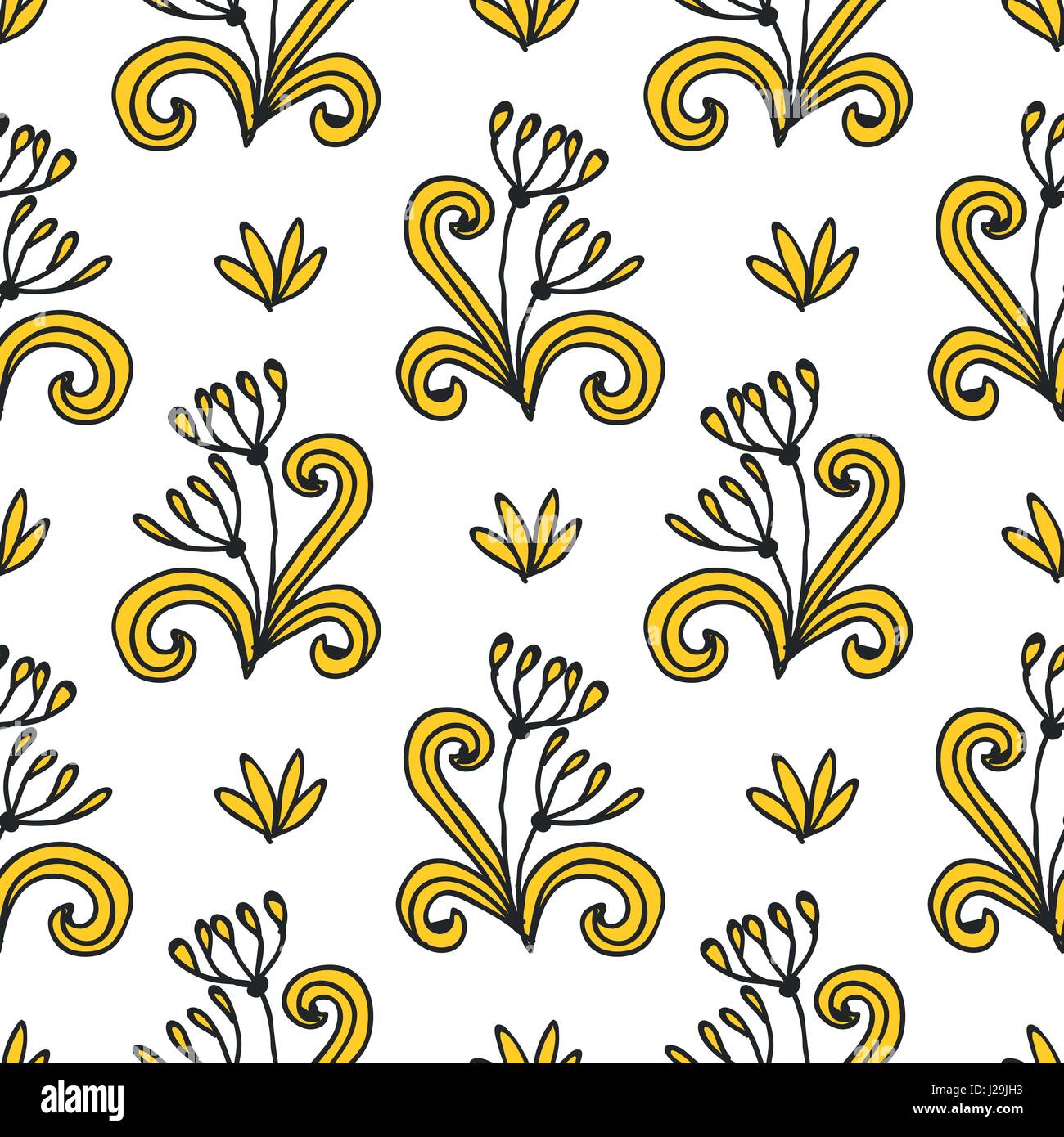 Seamless Tropical Jungle Palm Leaves Pattern Stock Vector Image & Art ...