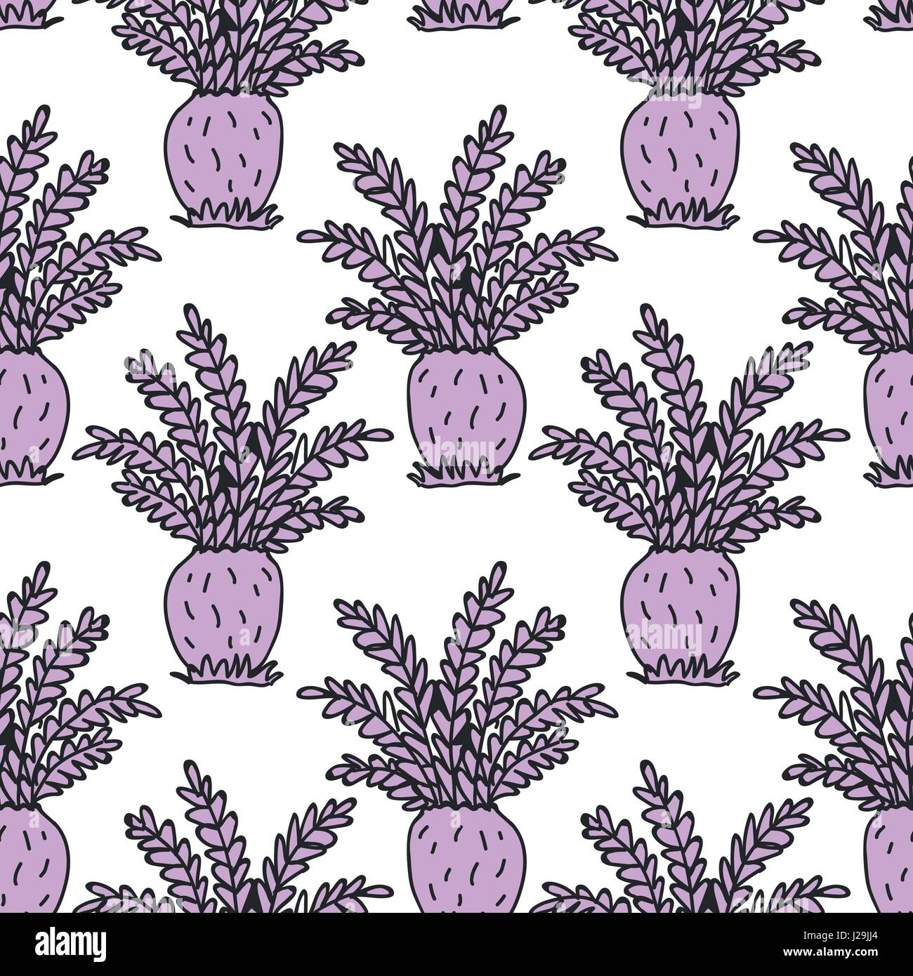 Seamless Tropical Jungle Palm Leaves Pattern Stock Vector Image & Art ...