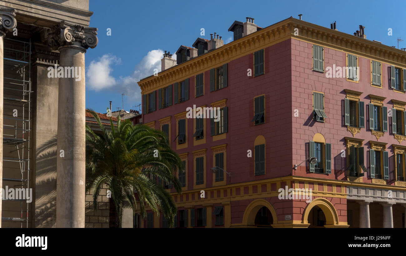 France, South-Eastern France, French Riviera, Nice, ruddle building on the port Stock Photo