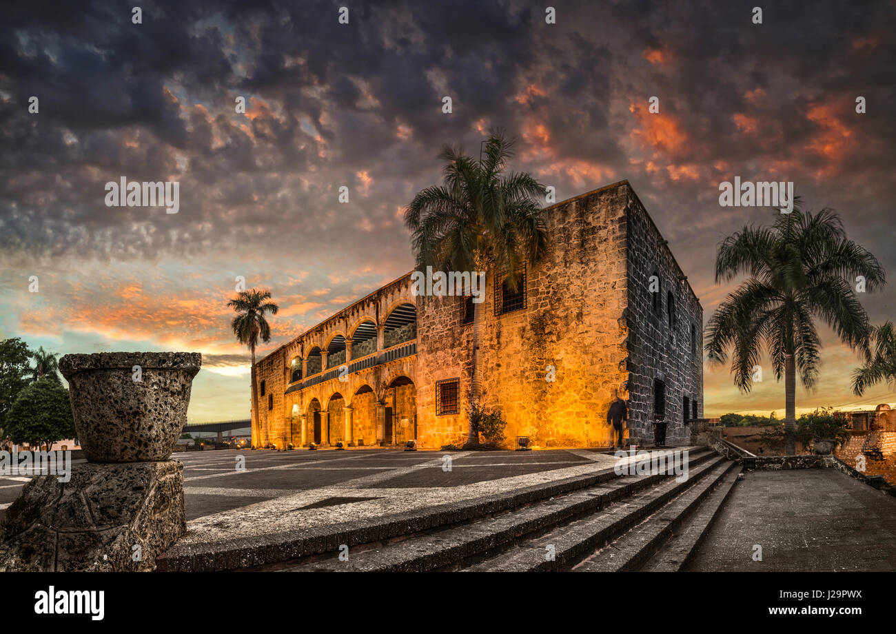 Columbus House in Santo Domingo, Dominican Repub Stock Photo Alamy