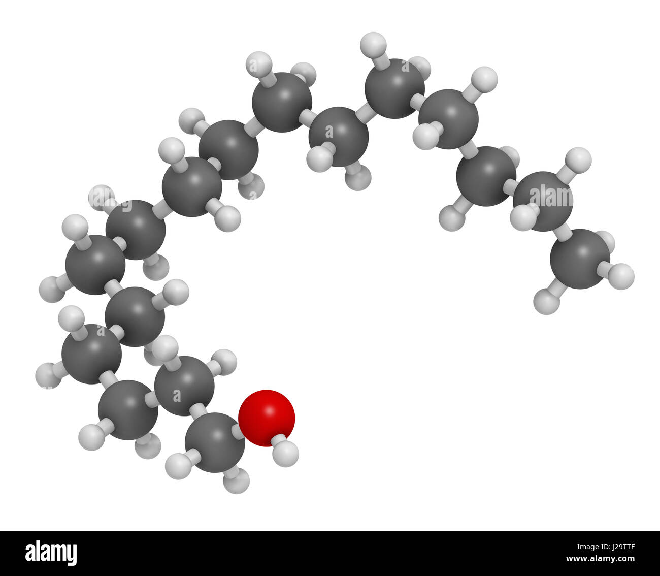 Cetyl (or palmityl) alcohol molecule. Constituent of cetostearyl alcohol (cetearyl  alcohol, cetylstearyl alcohol). Skeletal formula Stock Vector Image & Art -  Alamy