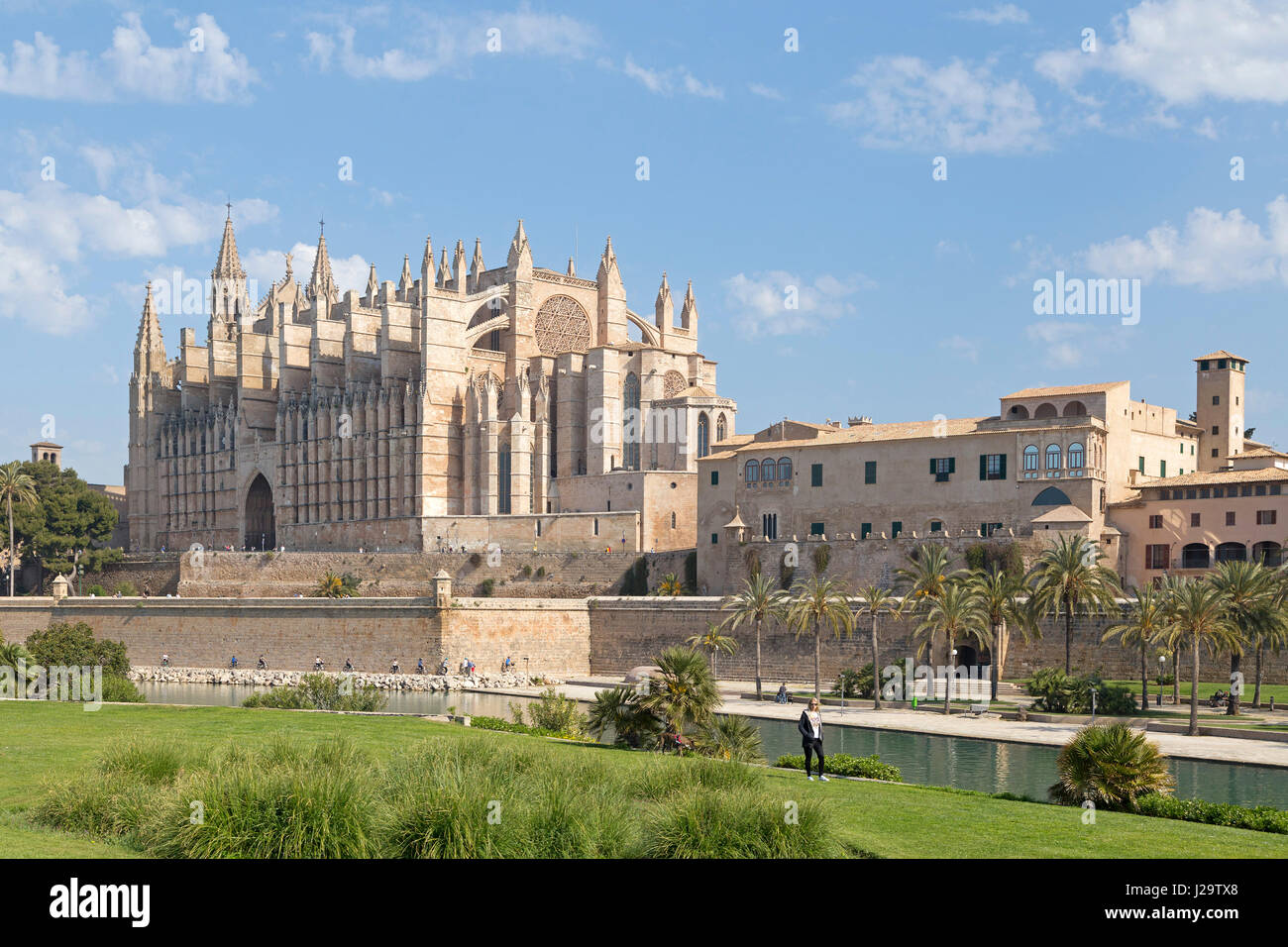 La Seu Cathedral in Palma de Majorca, Spain Stock Photo