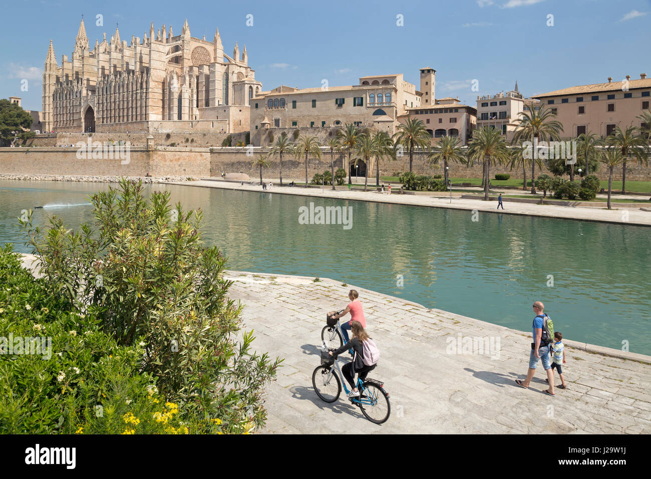 La Seu Cathedral in Palma de Majorca, Spain Stock Photo