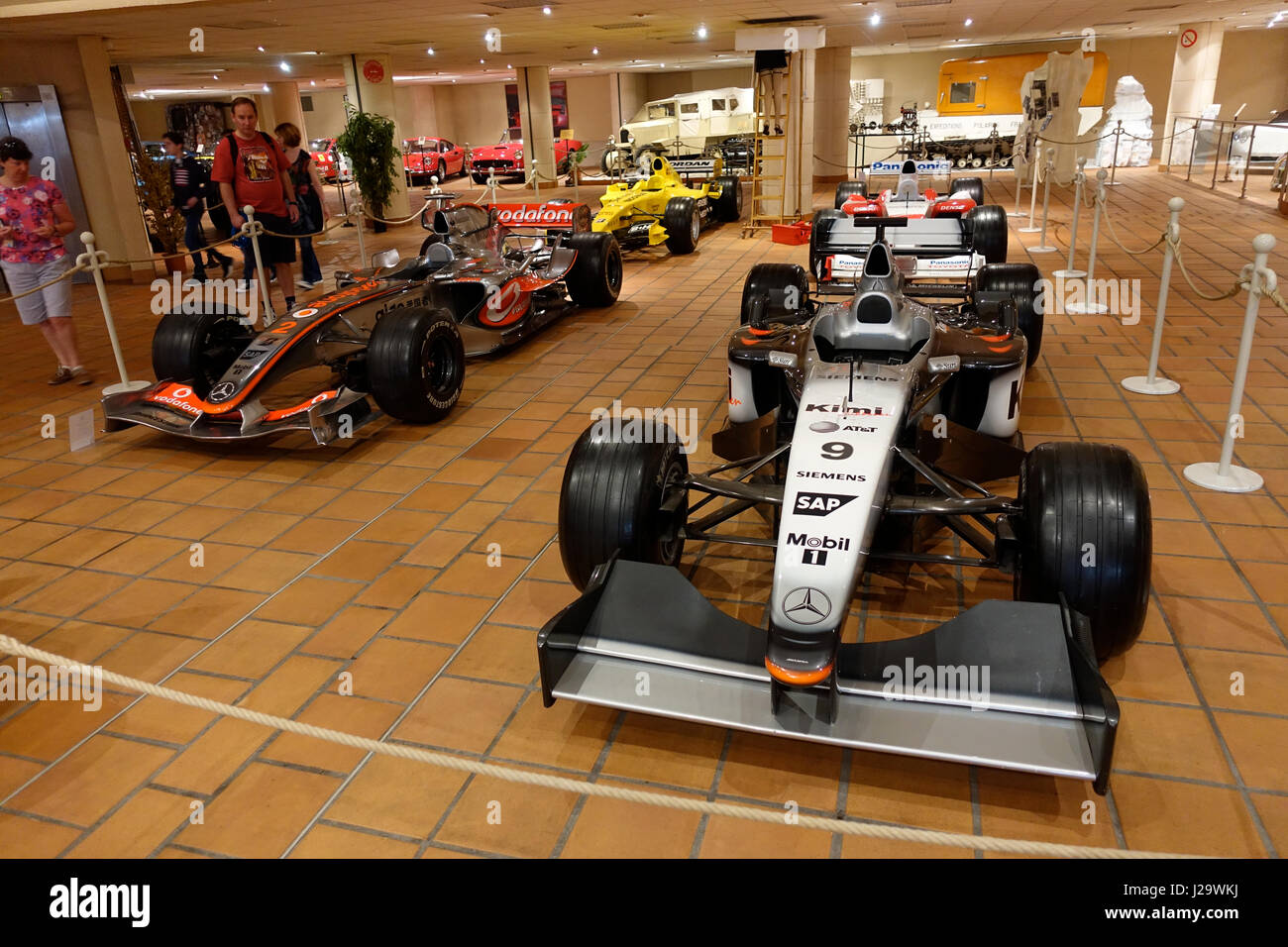 Monaco Car Museum a collection of cars of Prince Rainier Stock Photo