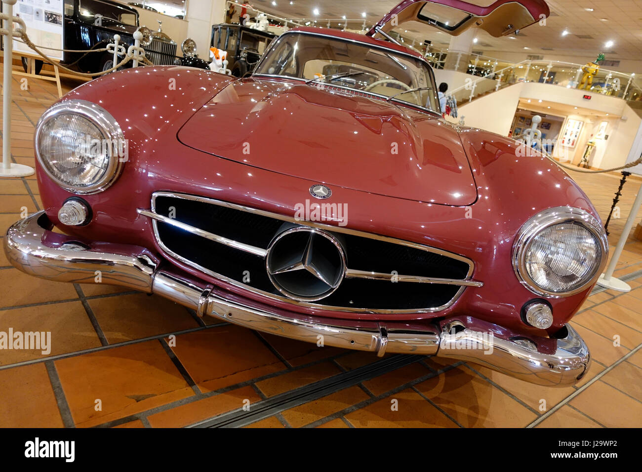 Monaco Car Museum a collection of cars of Prince Rainier Stock Photo