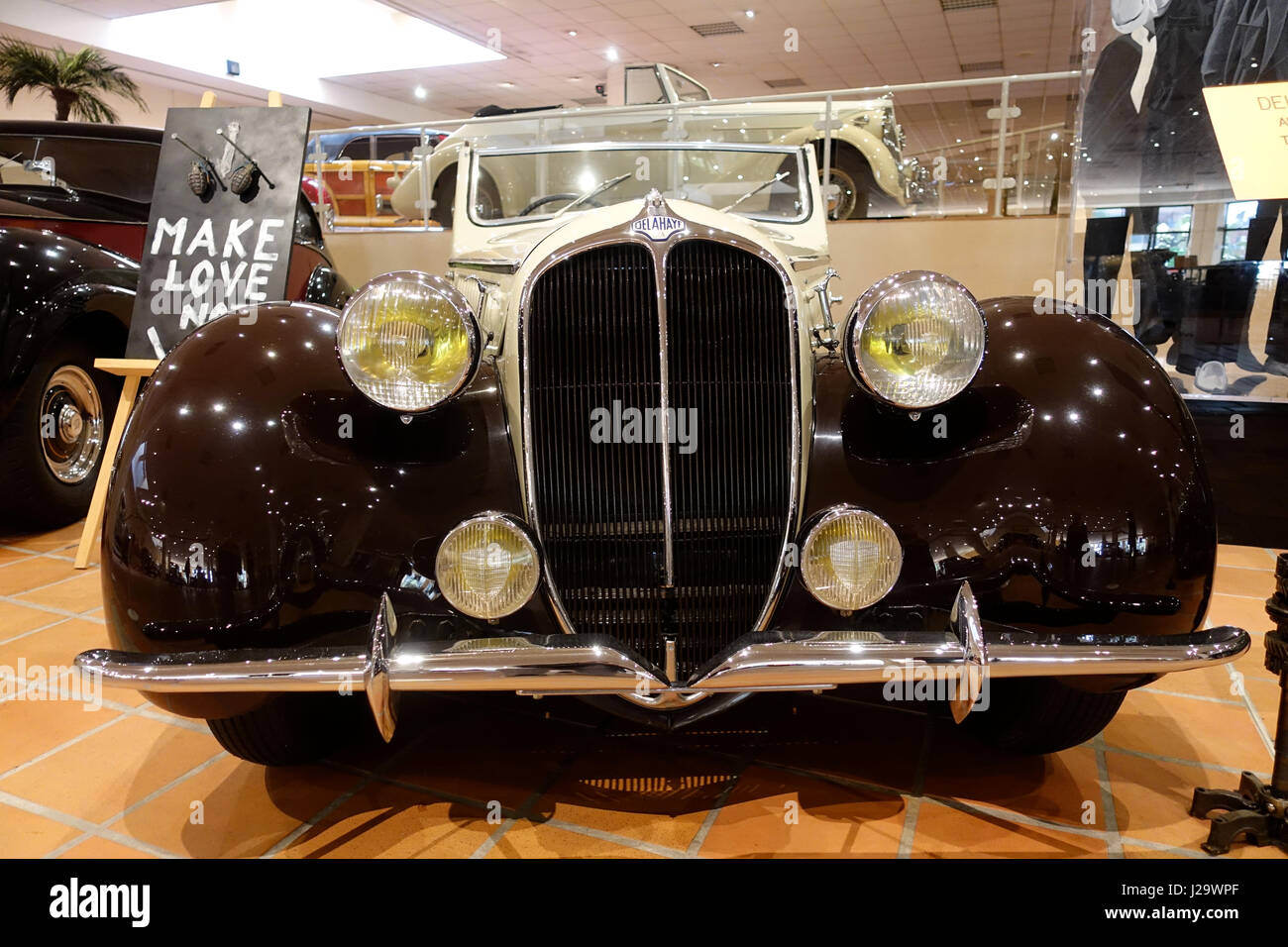 Monaco Car Museum a collection of cars of Prince Rainier Stock Photo Alamy