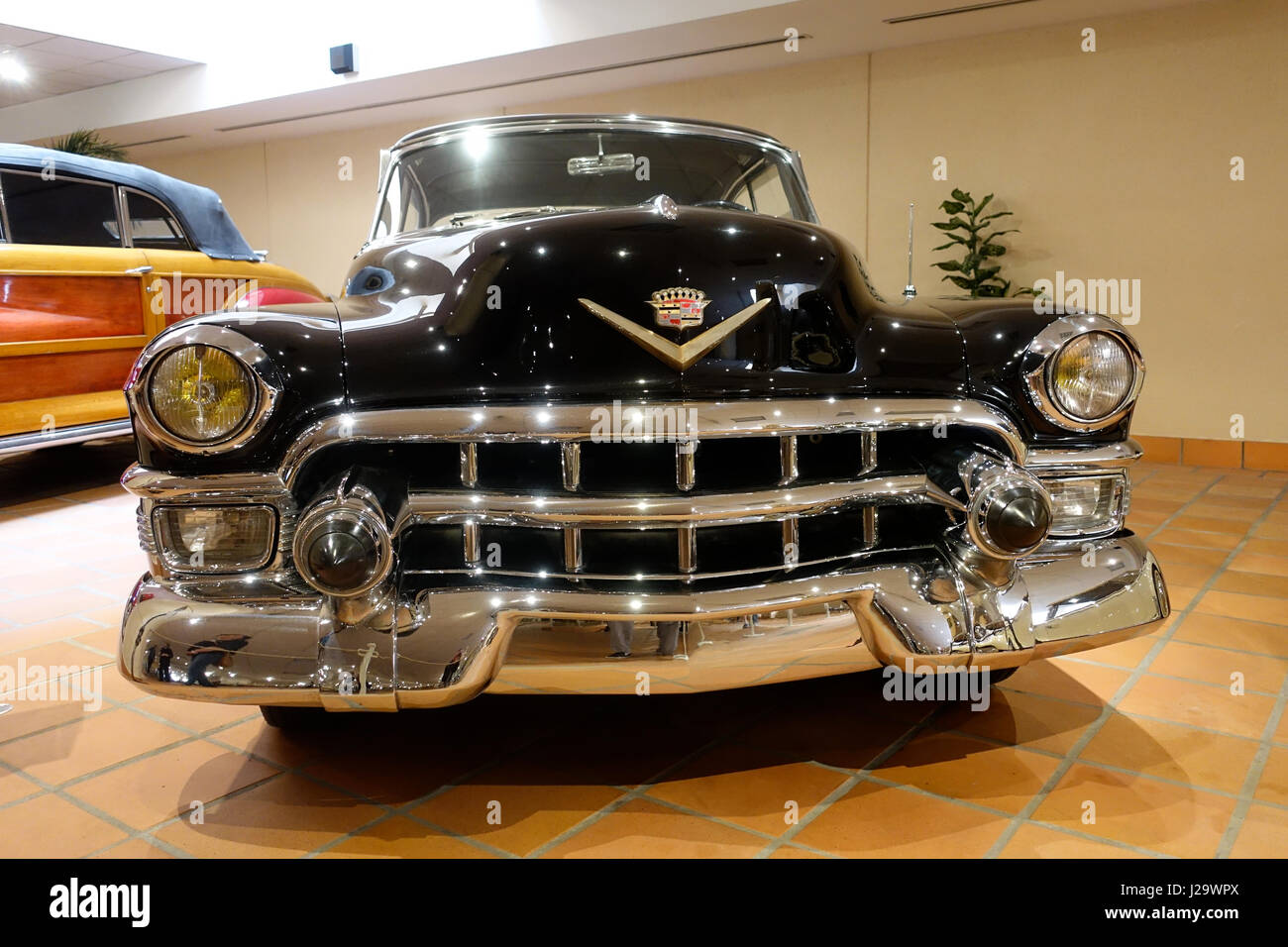 Monaco Car Museum a collection of cars of Prince Rainier Stock Photo