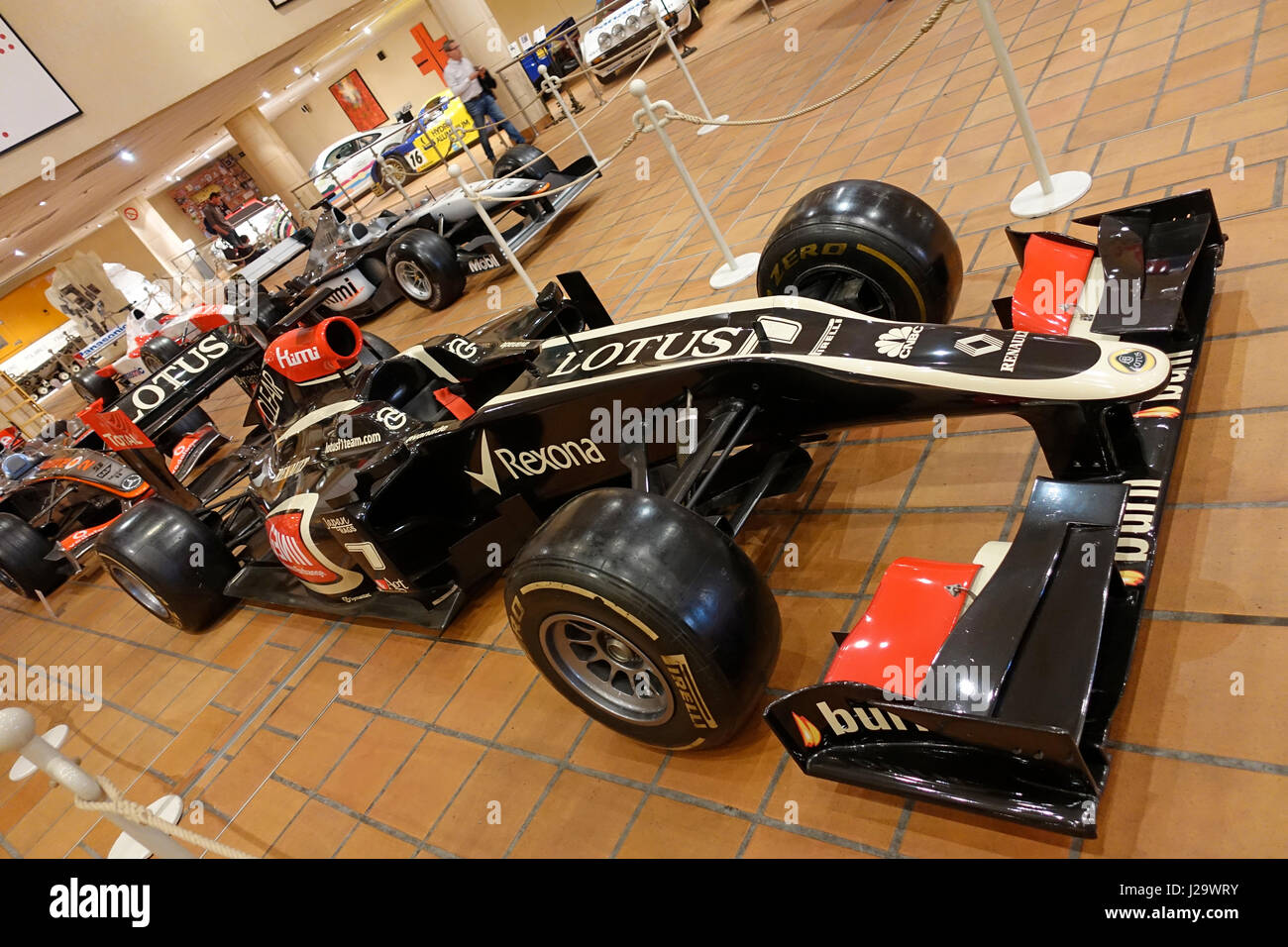 Monaco Car Museum a collection of cars of Prince Rainier Stock Photo