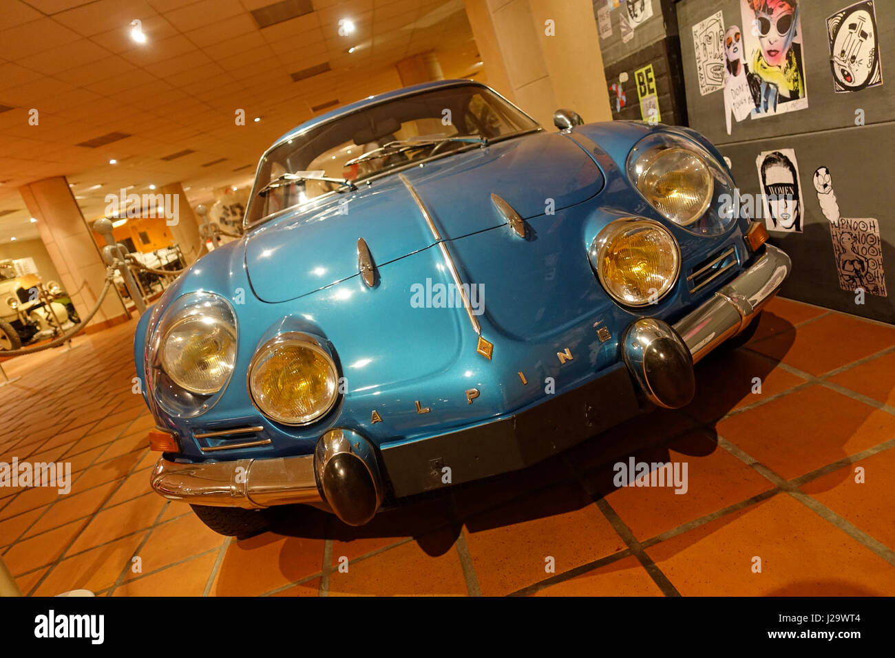 Monaco Car Museum a collection of cars of Prince Rainier Stock Photo
