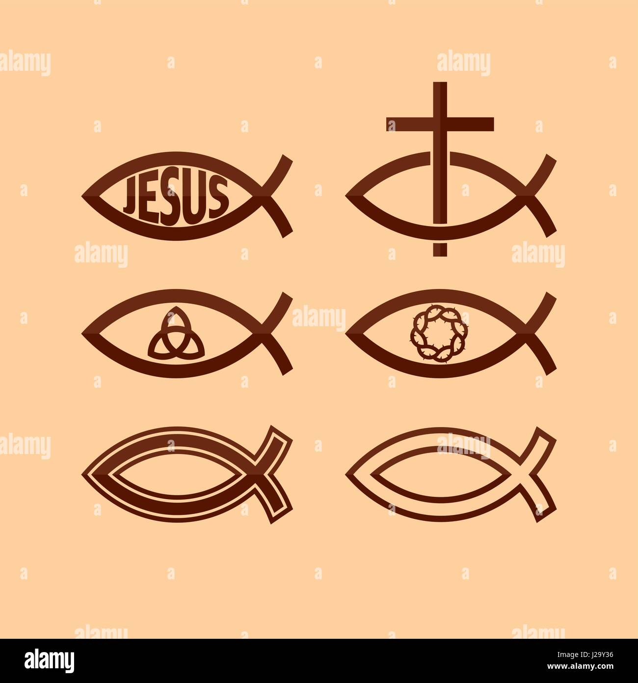 Biblical symbols Stock Vector Images - Alamy