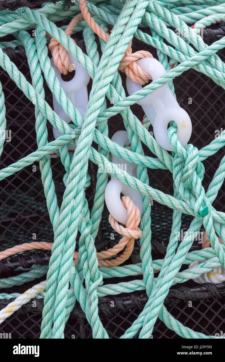 Ropes and Patterns Stock Photo