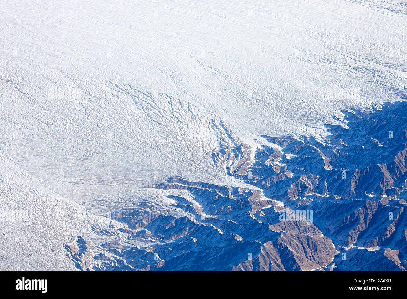 areal photograph of West china Stock Photo