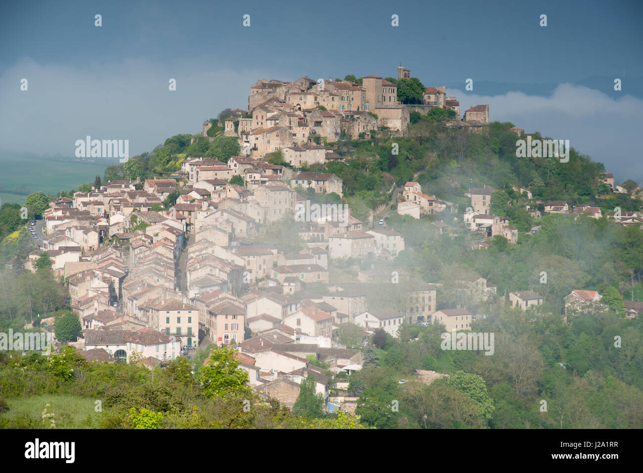 Village on top of hill hi-res stock photography and images - Alamy