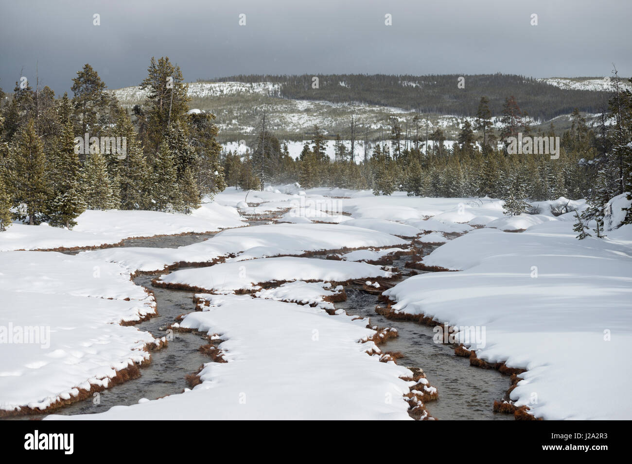 Yellowstone National Park, Continental Divide, open waters, small