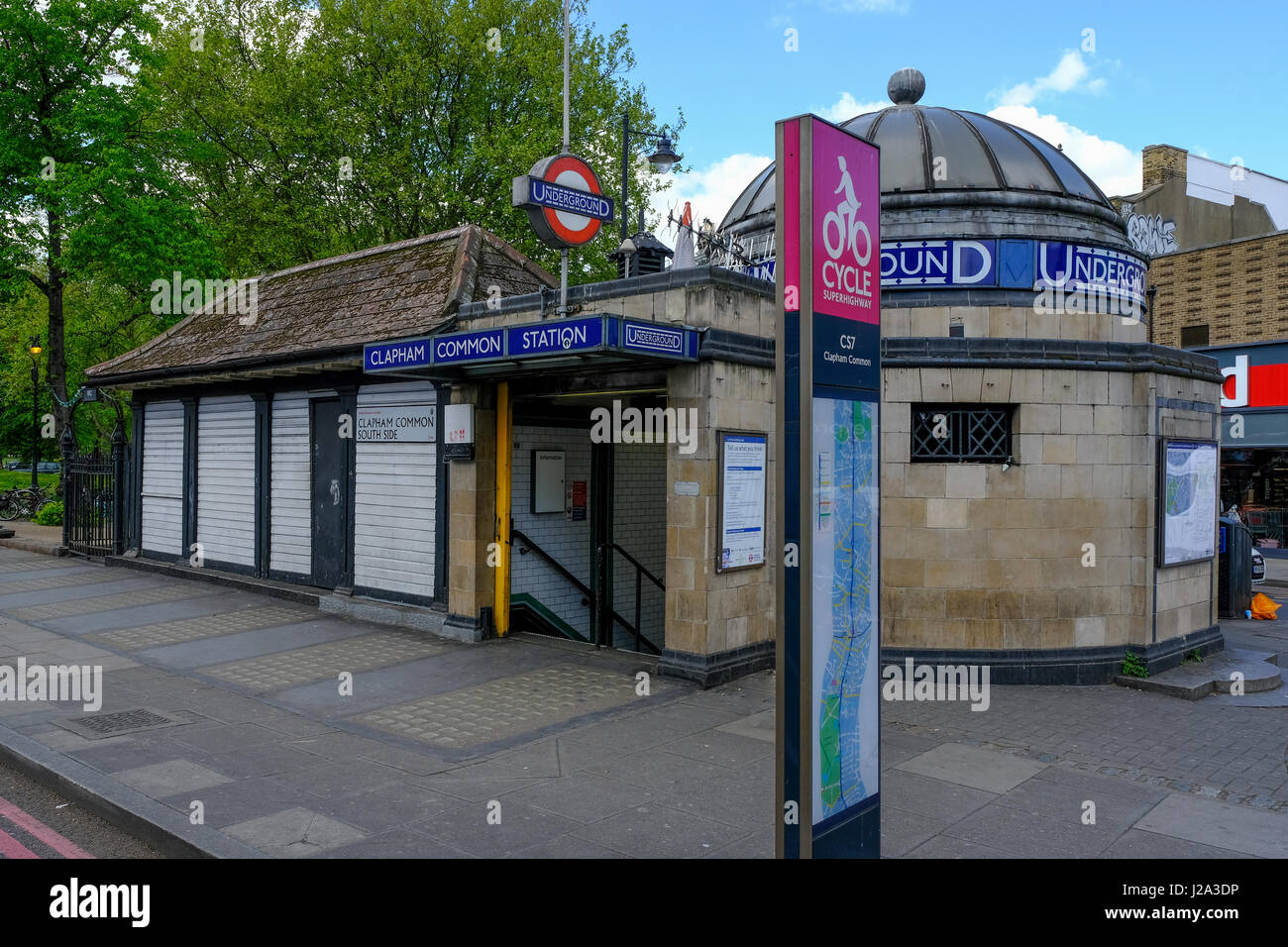 Clapham Common station Stock Photo