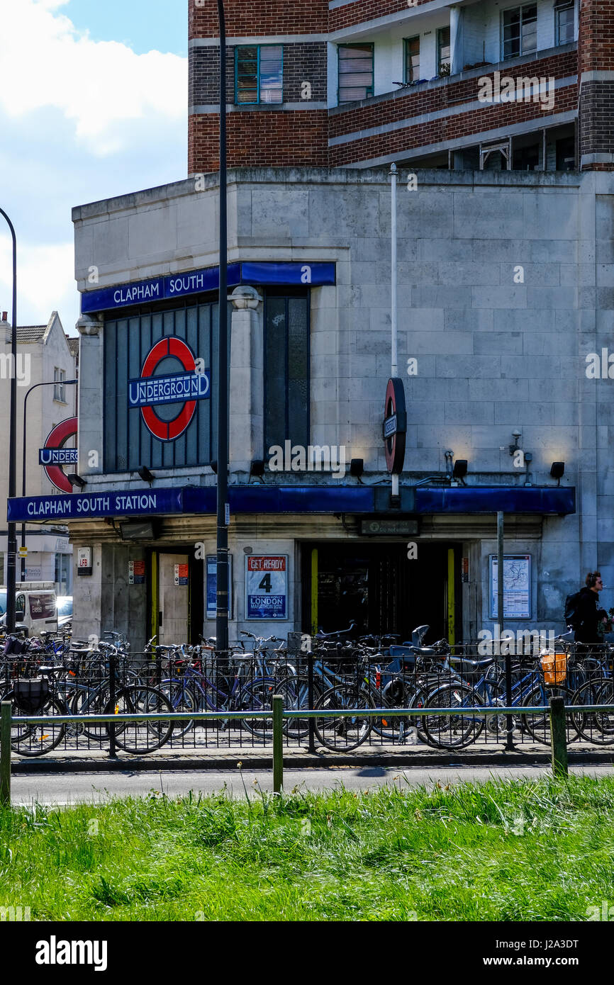 Clapham South station Stock Photo