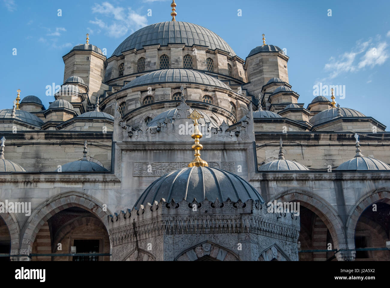 The Yeni Cami, meaning New Mosque; originally named the Valide Sultan
