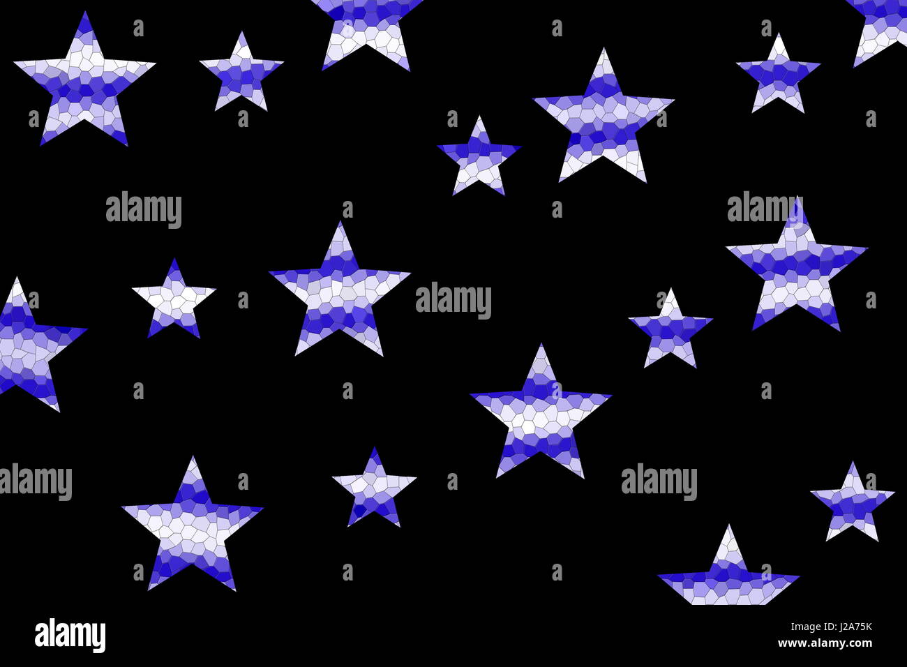 Blue star art complex hi-res stock photography and images - Alamy