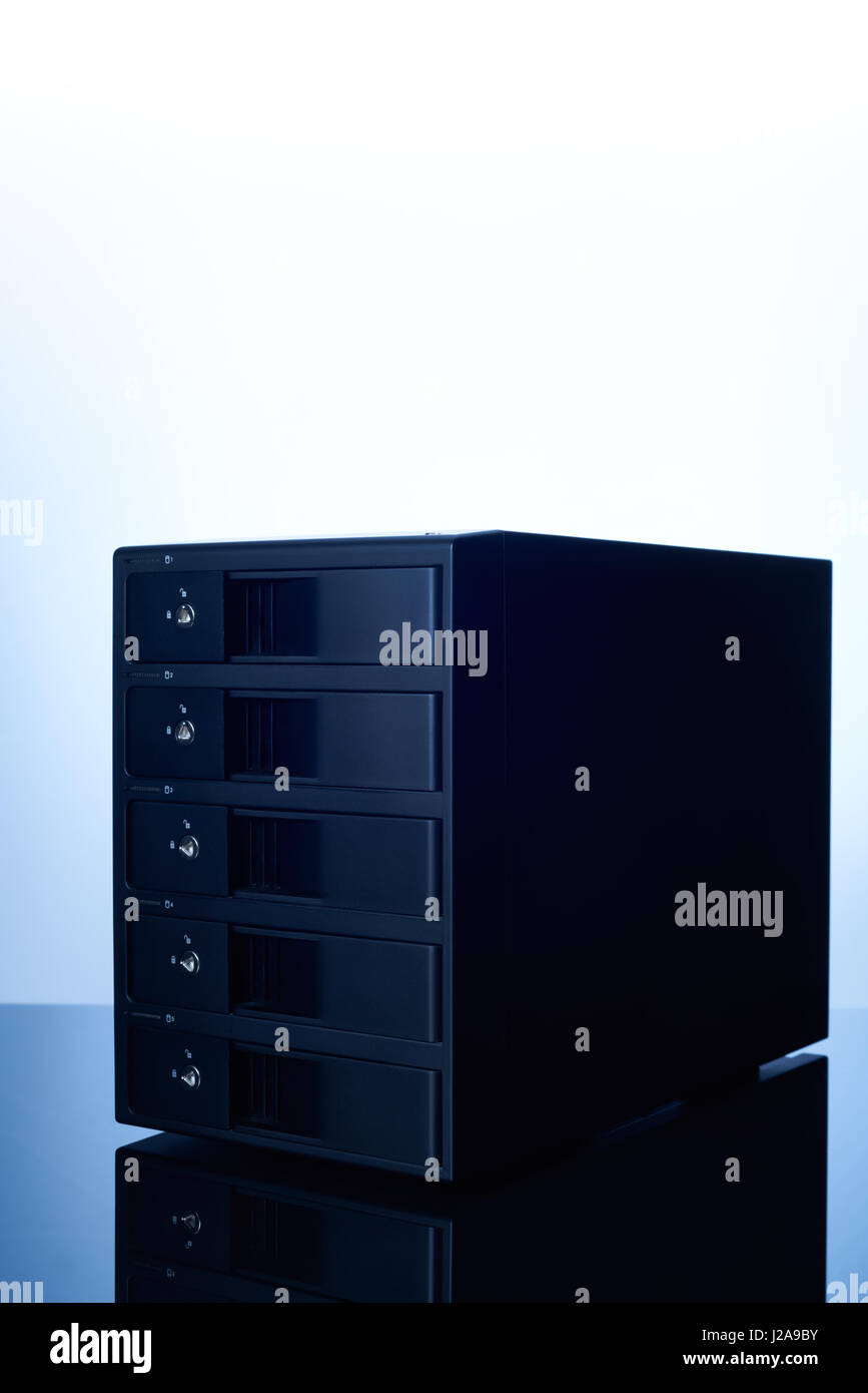 5 Tray Raid Redundant Array Of Independent Disks Hard Drive