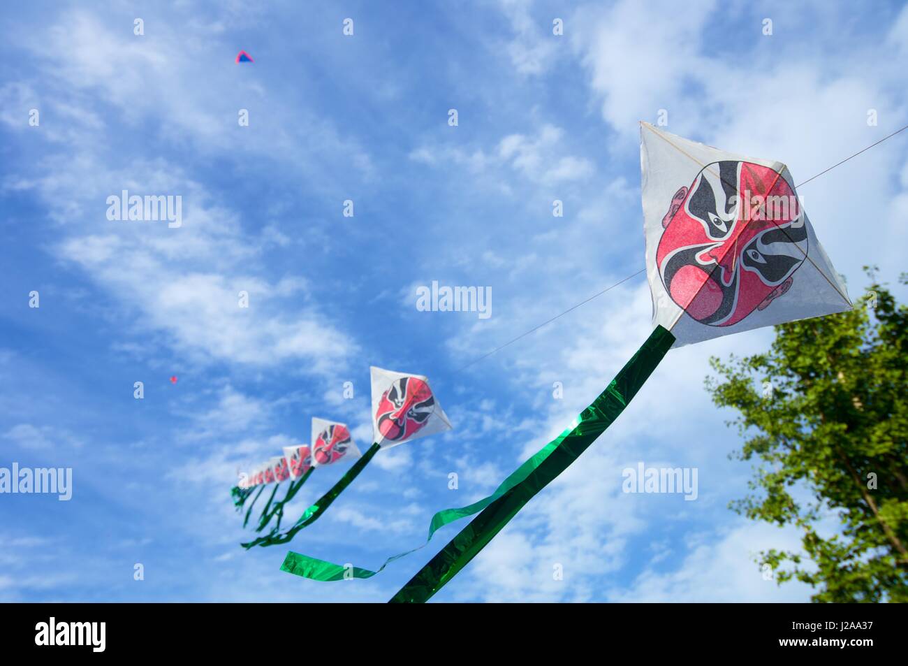 closeup of a typical Chinese kites, Beijing, China Stock Photo Alamy