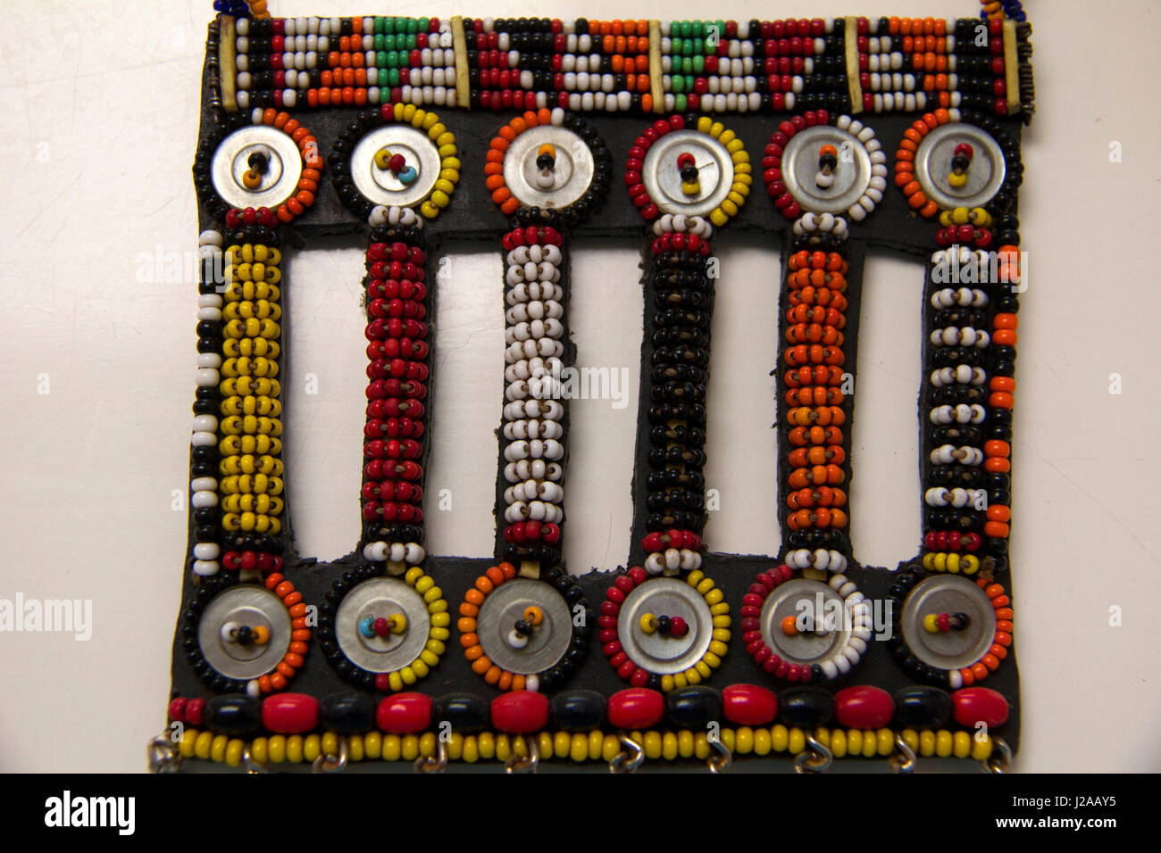 Africa, Kenya. Maasai tribal beadwork Stock Photo Alamy