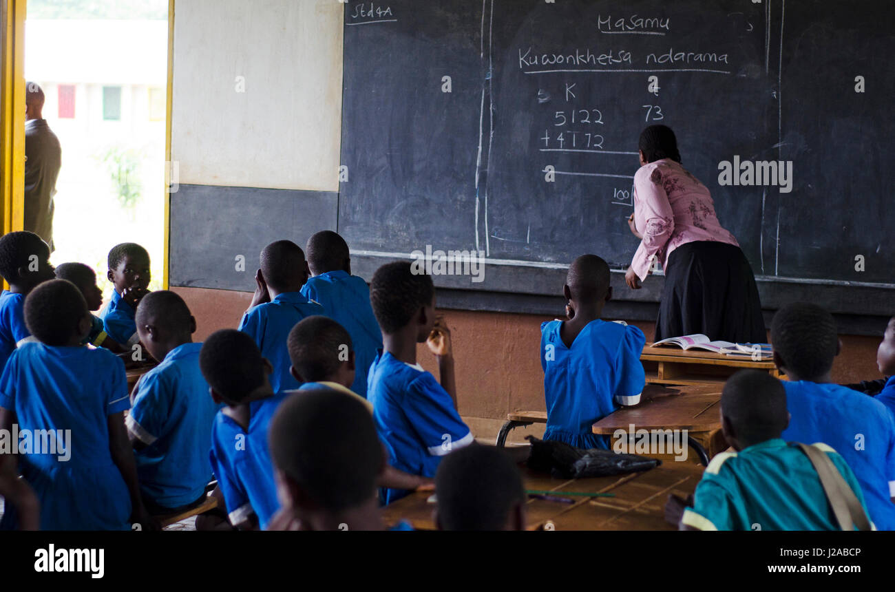 Malawi Lilongwe Chambwe Primary School Ndawona Kawaza Teaching